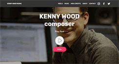 Desktop Screenshot of kennywoodmusic.com