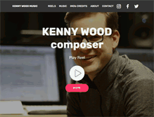 Tablet Screenshot of kennywoodmusic.com